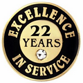 Excellence In Service Pin - 22 years